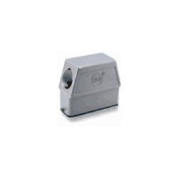 Embase en saillie 16A, Aluminium moulé sous pression, IP65, Sortie horizontale, M25